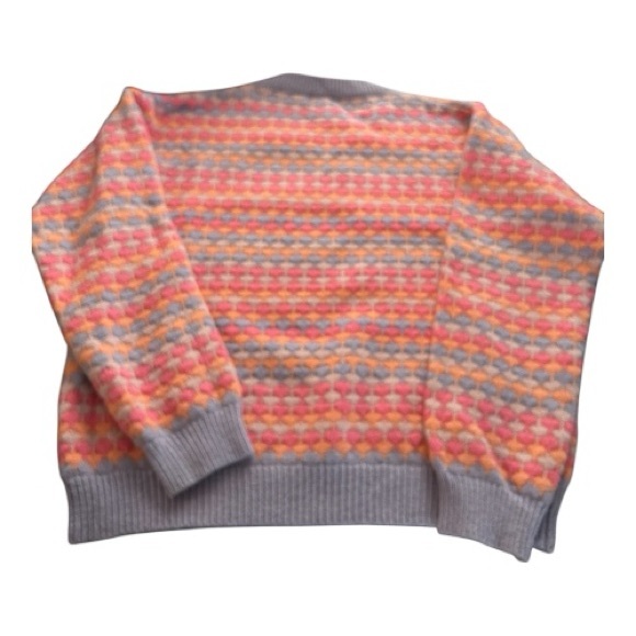&Merci Colorful Cozy Patterned Sweater Size Medium EUC - Picture 4 of 10
